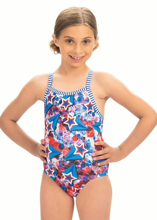 Uglies Girl's Liberty Print Swimsuit