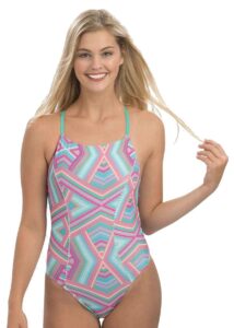 Dolfin Revibe Glamazon Print Diamondback Swimsuit