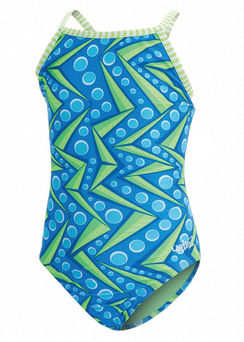 Dolfin Girl's Zenon Print Keyhole Swimsuit-559074