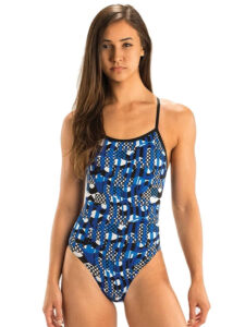 Dolfin Reliance Veyron V Back Swimsuit - Blue