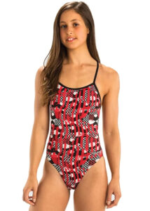 Dolfin Reliance Veyron V Back Swimsuit - Red