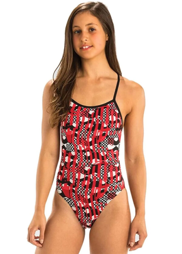 Dolfin Reliance Veyron V Back Swimsuit - Red