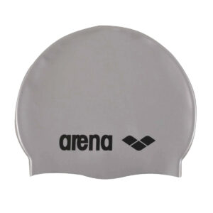 Arena Classic Silicone Junior Cap - Silver-0