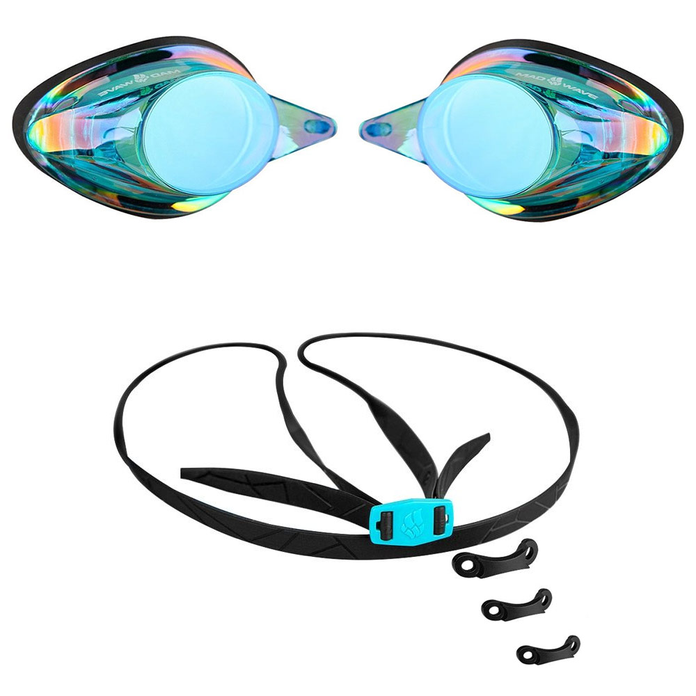 Mad Wave Streamline Rainbow Prescription Goggles-0