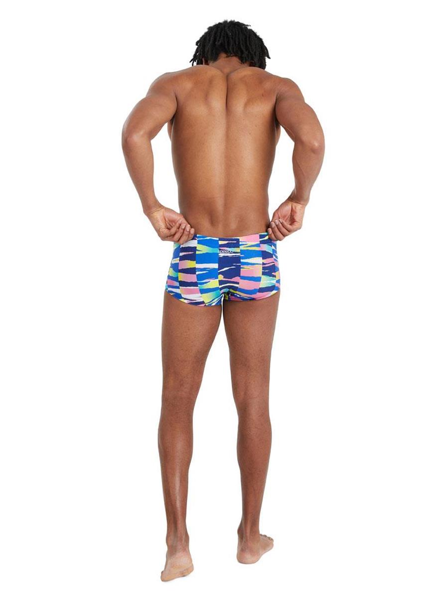 Speedo Rainbow Ripple Training 17cm Brief - White/ Blue/ Lime/ Orchid-brand