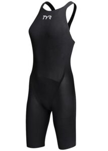 TYR Avictor Open Back Kneeskin Swimsuit - Black