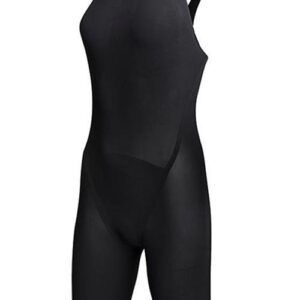 TYR Avictor Open Back Kneeskin Swimsuit - Black-0