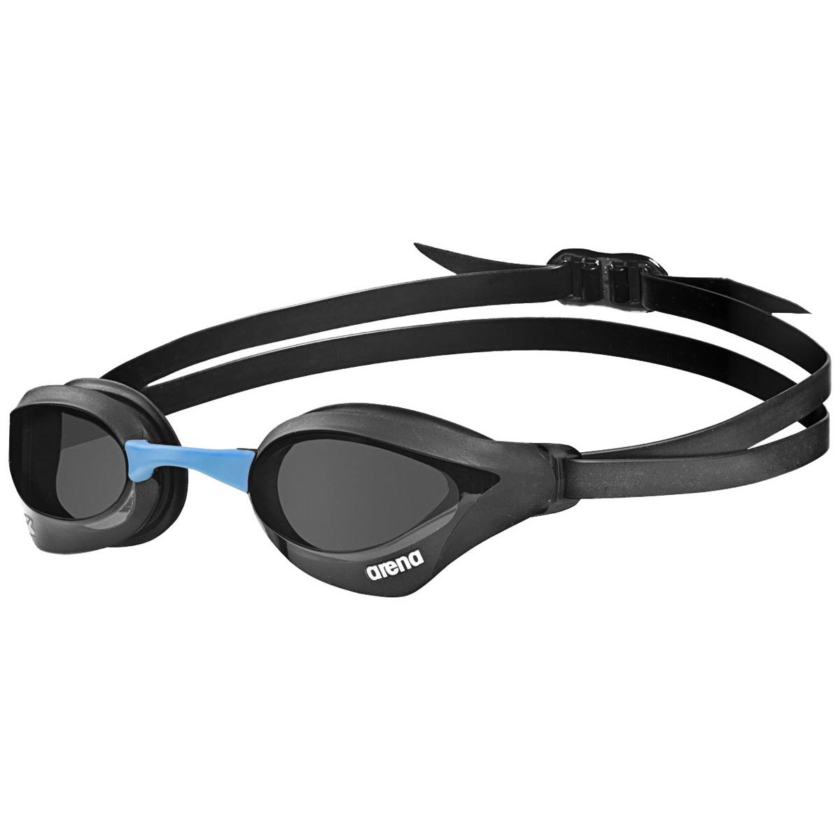 Arena Cobra Core Swipe Goggles - Smoke/ Black/ Blue-0
