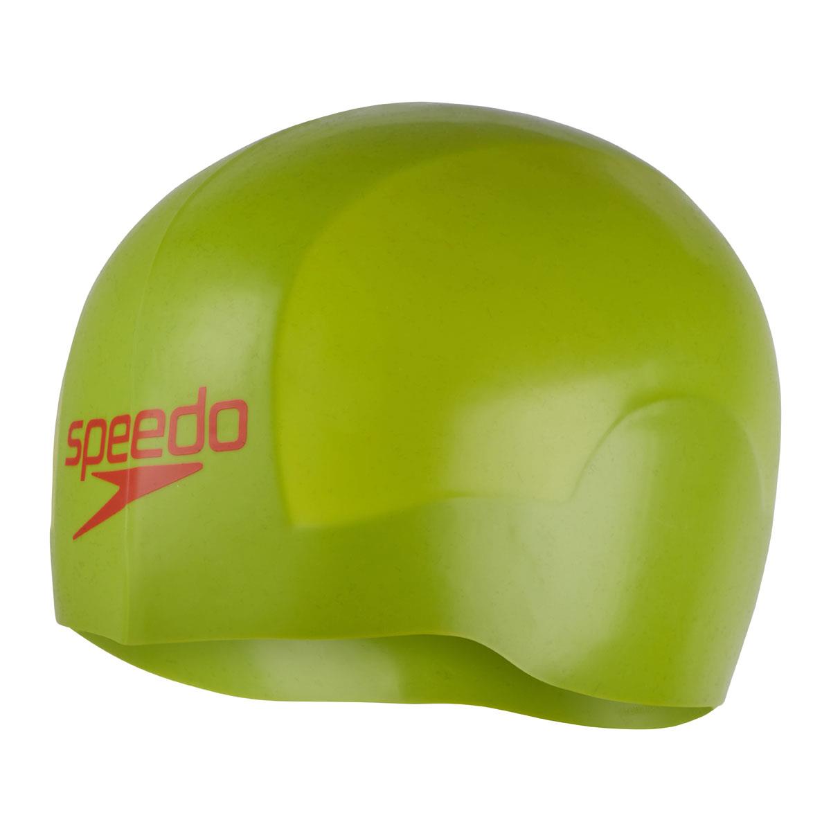 Speedo Aqua V Racing Cap - Atomic Lime/ Salso-0