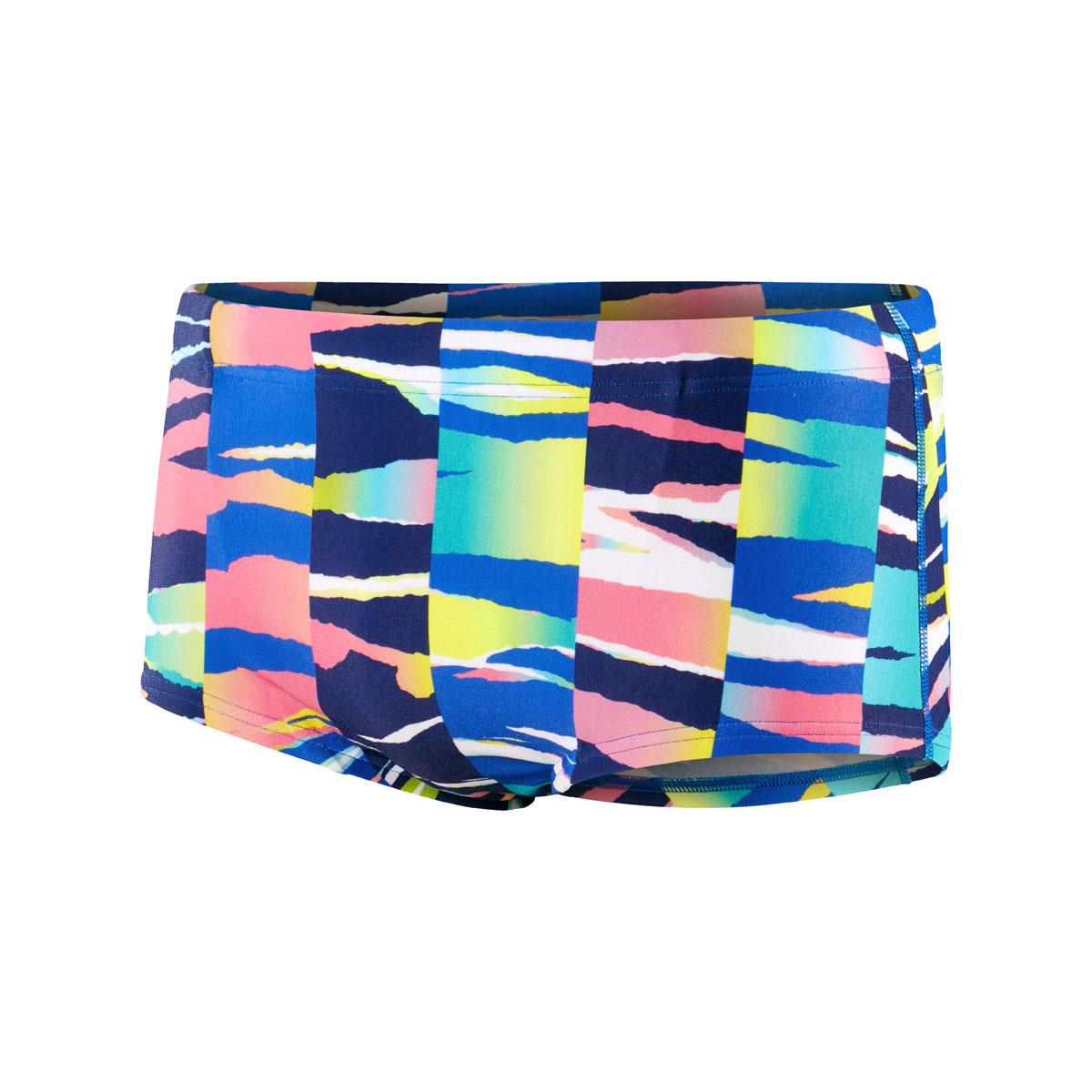 Speedo Rainbow Ripple Training 17cm Brief - White/ Blue/ Lime/ Orchid-561357