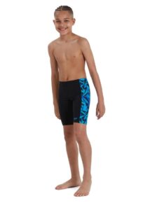 Speedo Boy's HyperBoom Logo Jammer - Navy/ Blue/ Pool