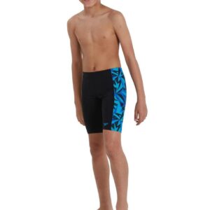 Speedo Boy's HyperBoom Logo Jammer - Navy/ Blue/ Pool-0