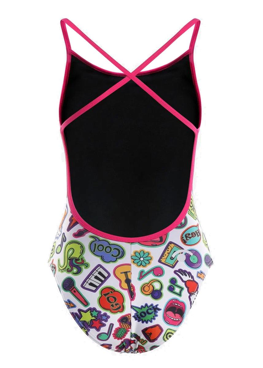 Jaked Women's Crazy Swimsuit - White / Multi-brand