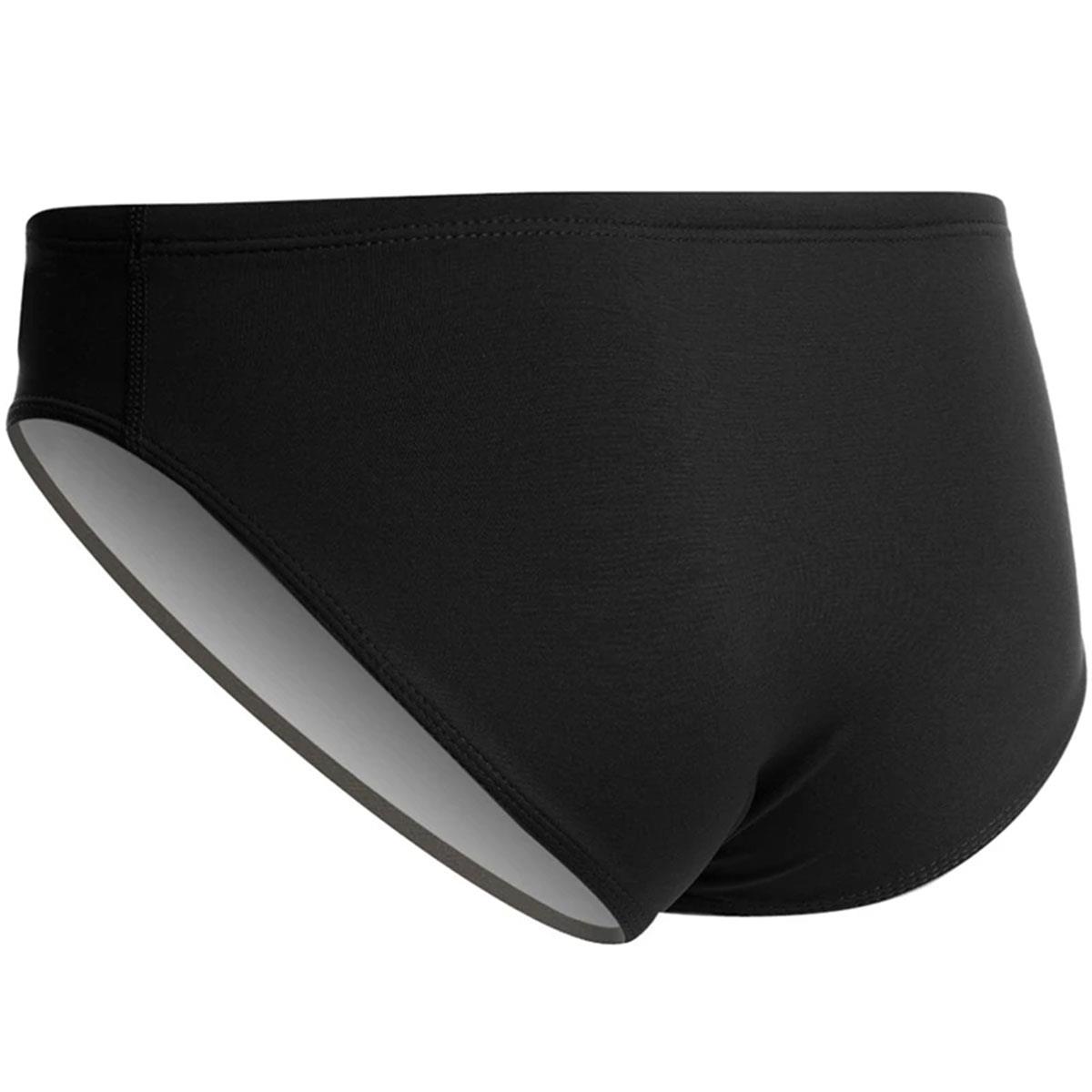 TYR Boy's Durafast Solid Racer Briefs - Black-brand