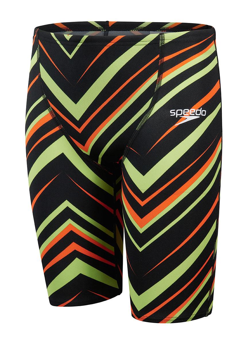 Speedo Fastskin Junior Endurance+ High Waist Jammer - Black/ Atomic Lime/ Salso-559839