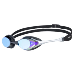 Arena Cobra Swipe Mirrored Goggles - Blue/ Silver-0