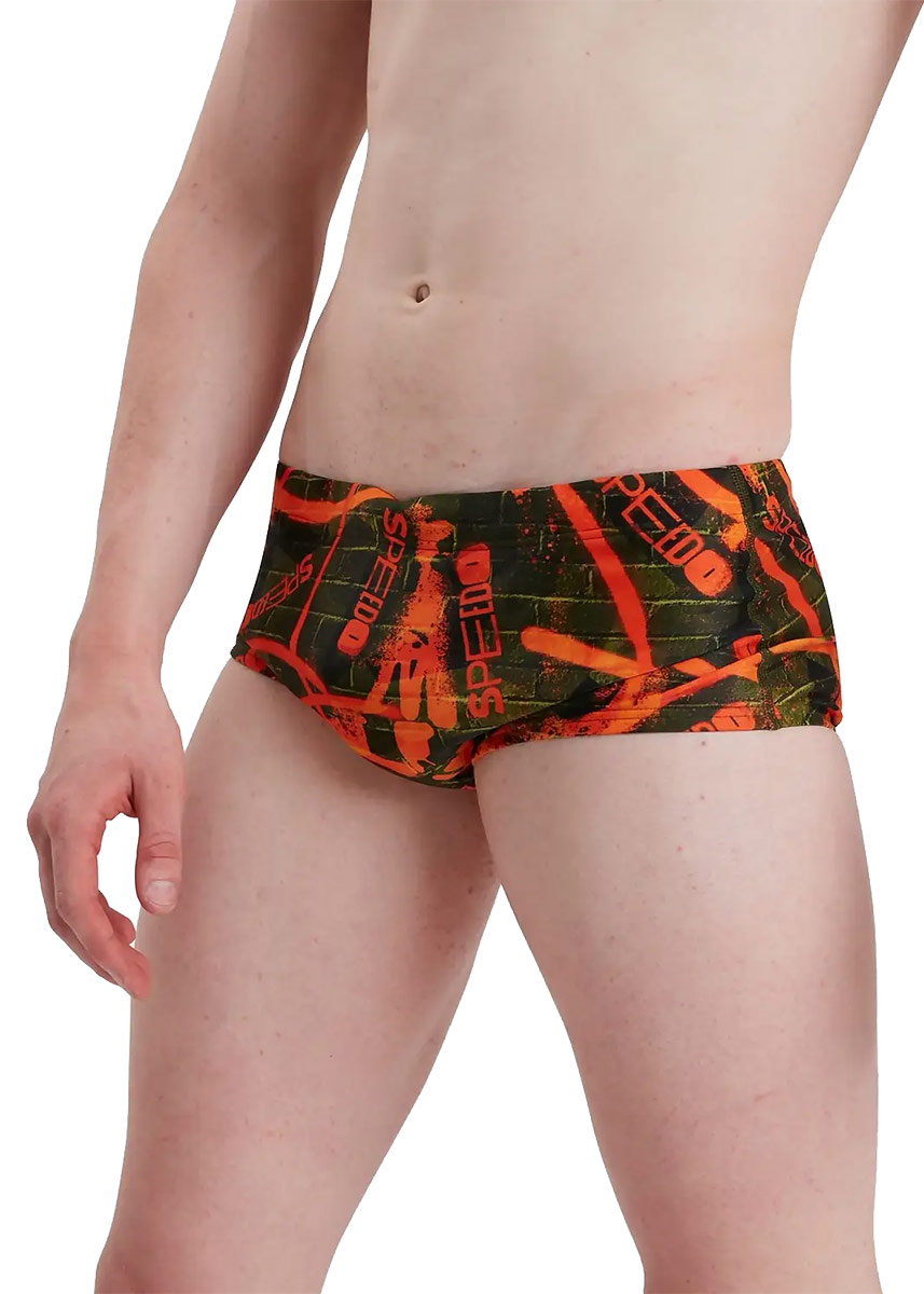 Speedo Wall Spray 17cm Brief - Salso/ Olive -