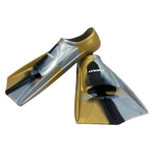 Maru Limited Edition Training Fins - Black/ Silver/ Gold-0