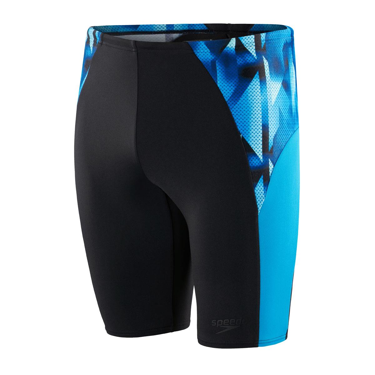 Speedo Eco Endurance+ Splice Jammer - Black/ Pool/ Blue Flame-561579
