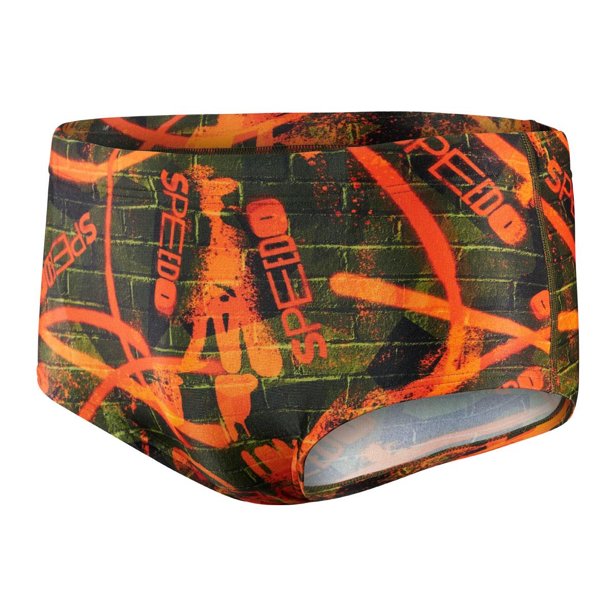 Speedo Men's Wall Spray 17cm Brief - Salso/ Olive-561676