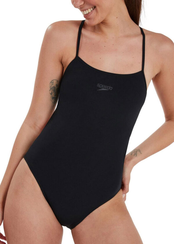 Speedo Eco Endurance+ Thinstrap Swimsuit - Black