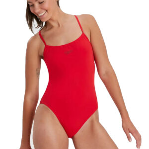 Speedo Eco Endurance+ Thinstrap Swimsuit - Fed Red