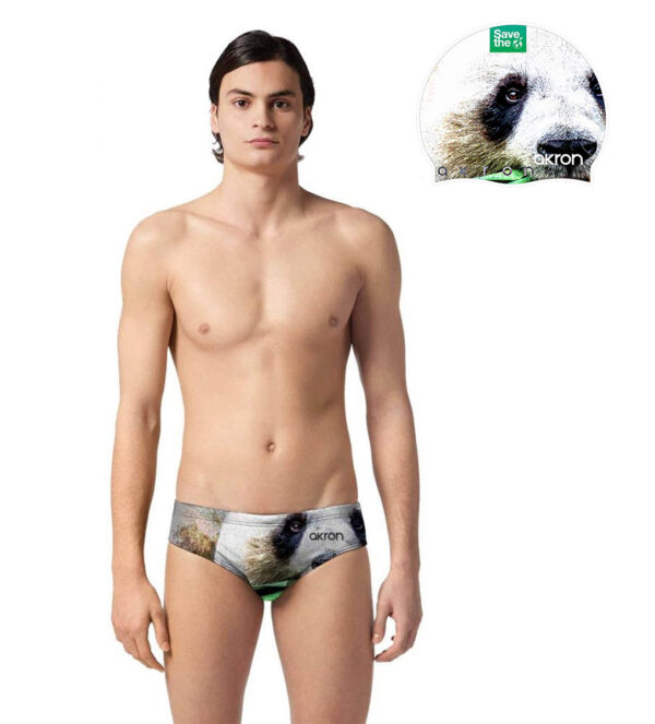Akron Save The Panda Brief And Cap-0