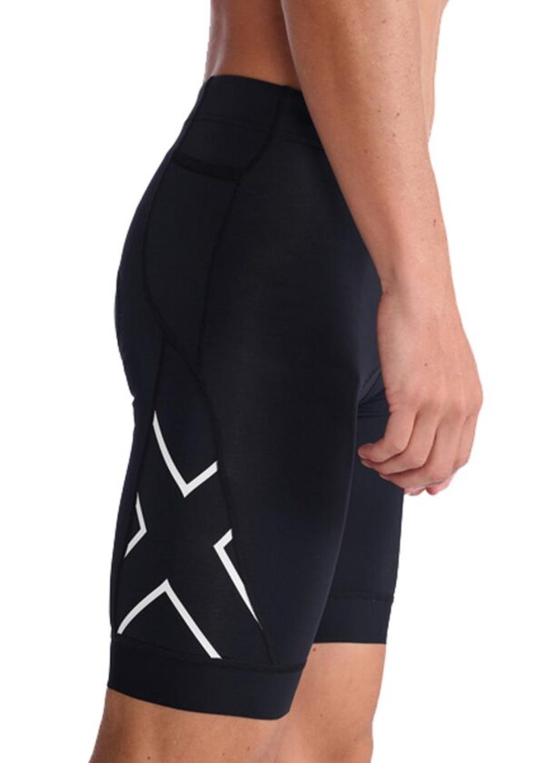 2XU Men's Core Tri Short - Black/ White-0