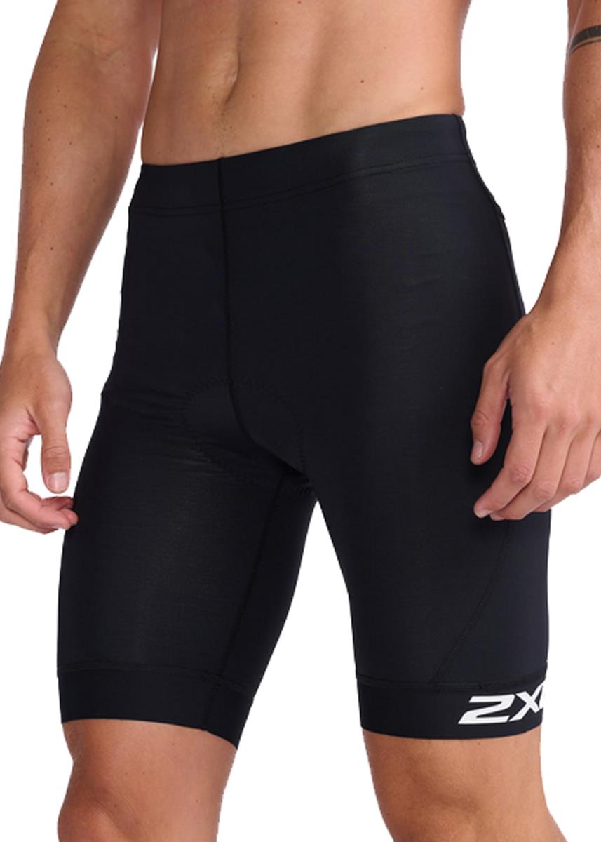 2XU Men's Core Tri Short - Black/ White-brand