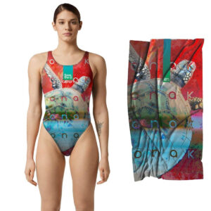 Akron Save The Turtle Swimsuit And Towel-0