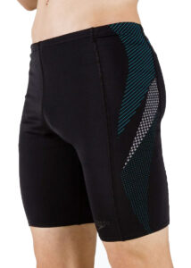 Speedo Tech Panel Jammer - Black/ Pool/ Charcoal