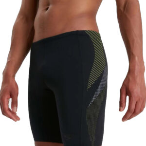 Speedo Tech Panel Jammer - Black/ Atomic Lime/ Charcoal