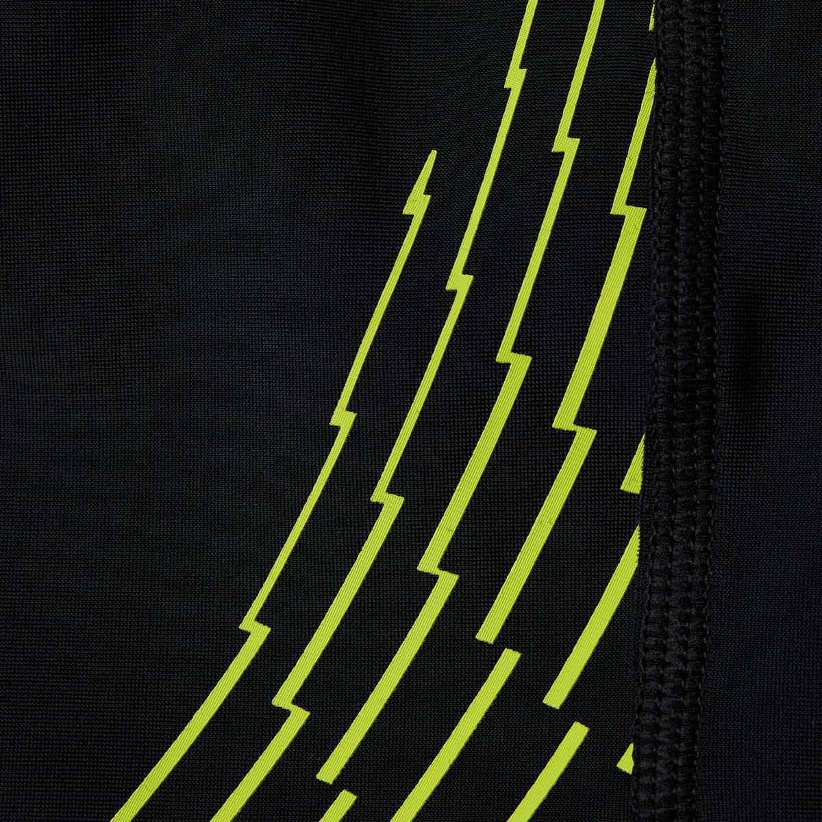 Speedo Boy's Medley Logo Jammer - Black/ Atomic Lime-564603