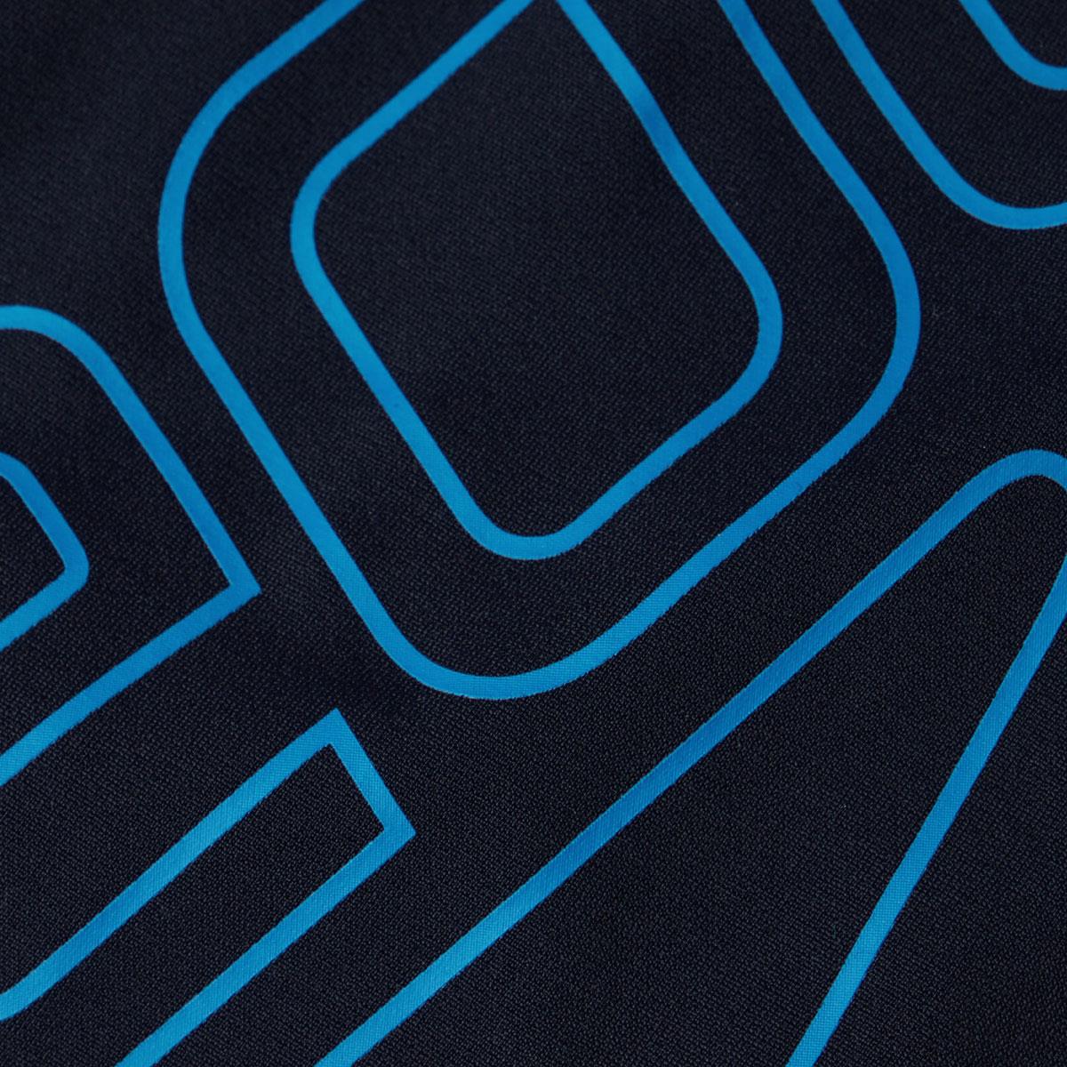 Speedo Men's Boom Logo Placement Jammer - True Navy/ Bondi Blue-564112