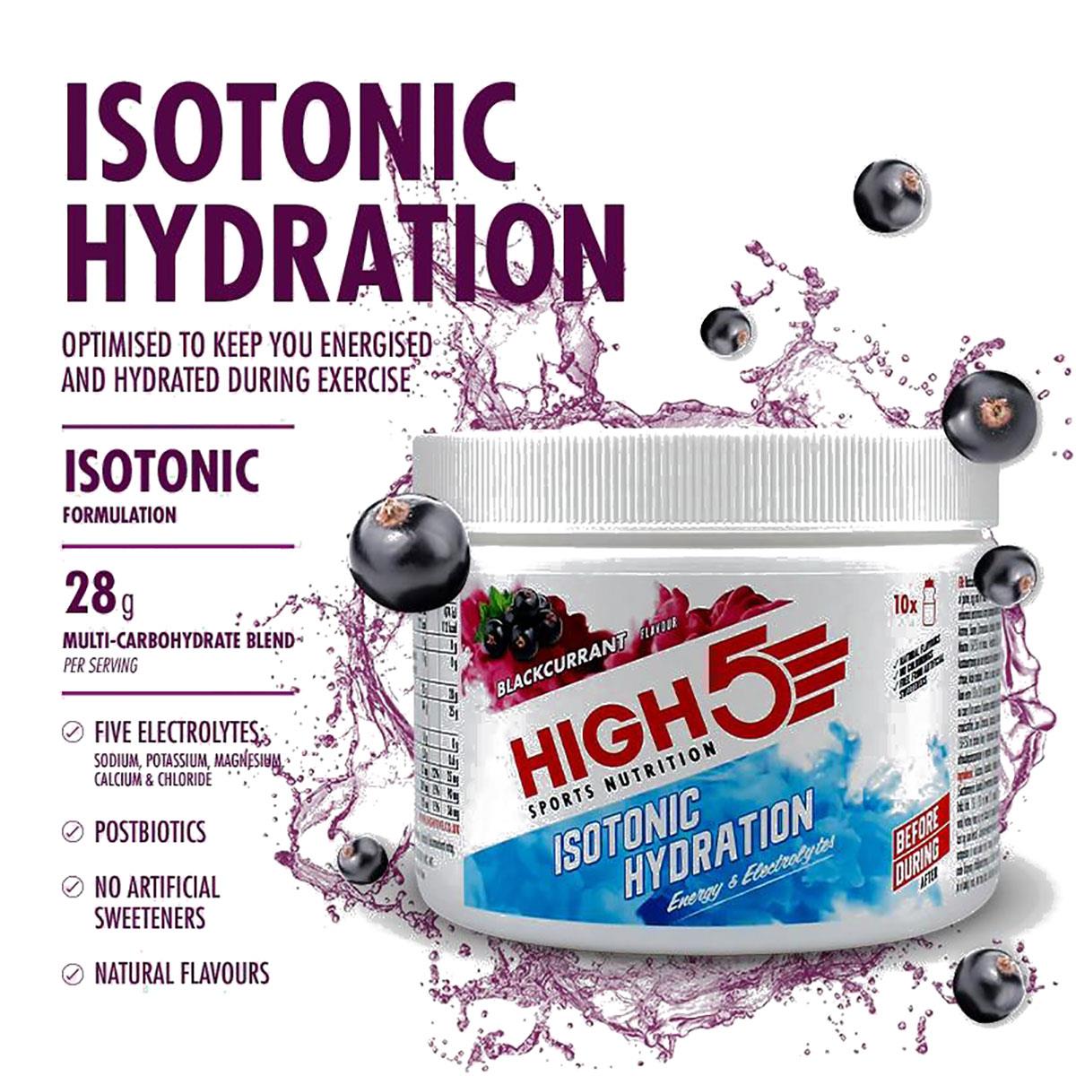 HIGH5 Isotonic Hydration Drink 300g Tub - Blackcurrant-565255