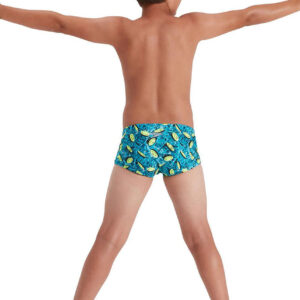 Speedo Boy’s Smileys 13cm Brief – Adriatic/ Yellow/ Nordic Teal