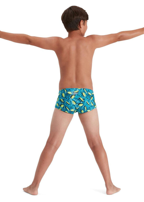 Speedo Boy’s Smileys 13cm Brief – Adriatic/ Yellow/ Nordic Teal