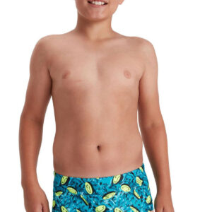 Speedo Boy's Smileys 13cm Brief - Adriatic/ Yellow/ Nordic Tea