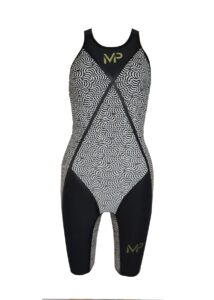 Phelps Women's Matrix Closed Back Kneesuit - Black/ Multi