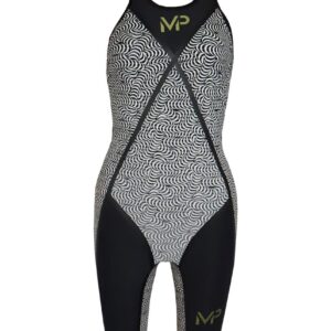 Phelps Women's Matrix Closed Back Kneesuit - Black/ Multi-0