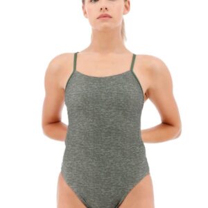 TYR Lapped Cutout Fit Swimsuit - Olive-0