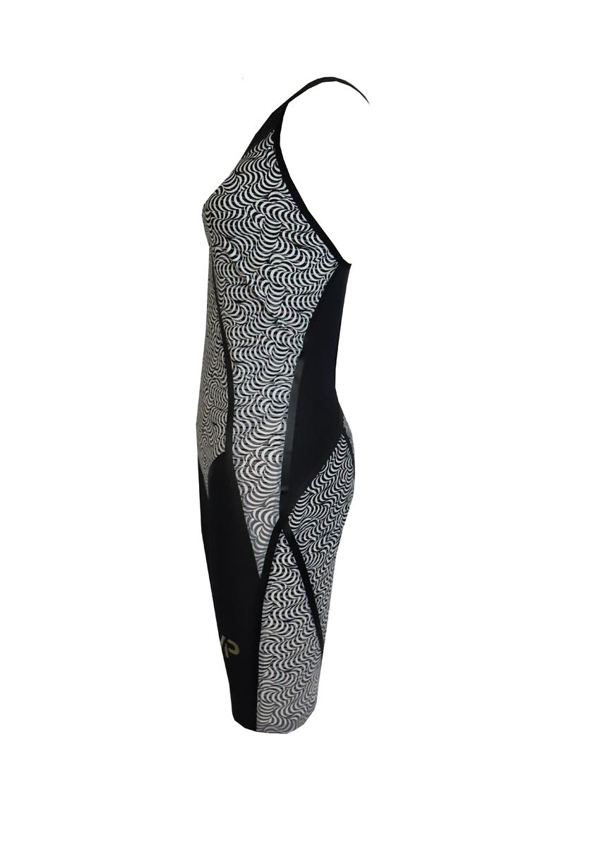 Phelps Women's Matrix Closed Back Kneesuit - Black/ Multi-565311