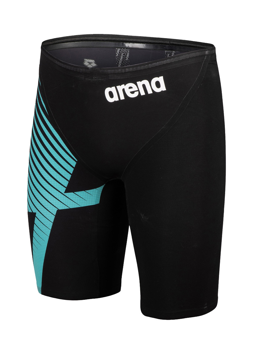Arena Men's Limited Edition Carbon Glide Powerskin Jammer - Blue Diamond-565719