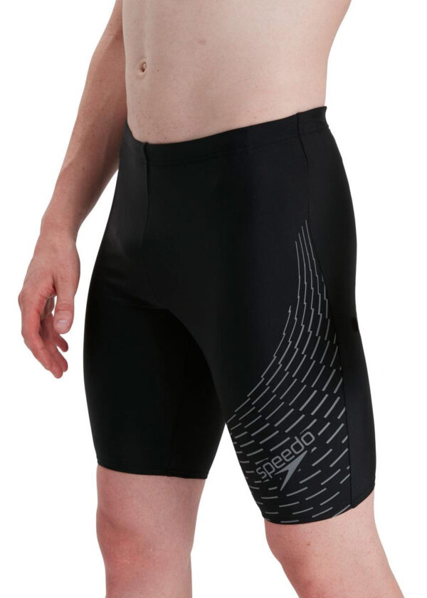 Speedo Medley Logo Jammer - Black/ Ardesia