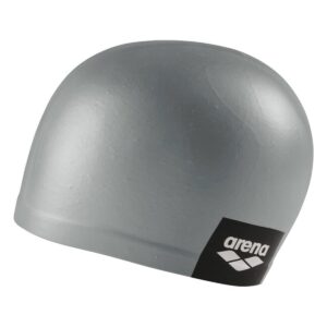 Arena Logo Moulded Swim Cap - Grey-0