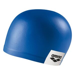 Arena Logo Moulded Swim Cap - Blue-0