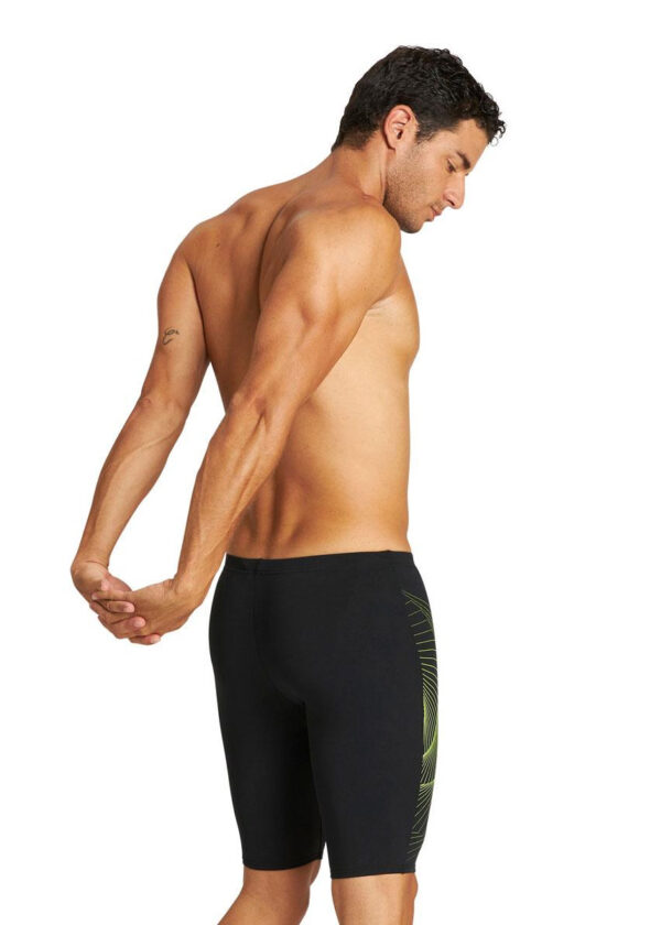 Arena Men’s Spiral Vision Jammer – Black/ White