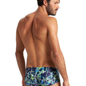 Arena Earth Texture Low Waist Short – Navy/ Green Multi