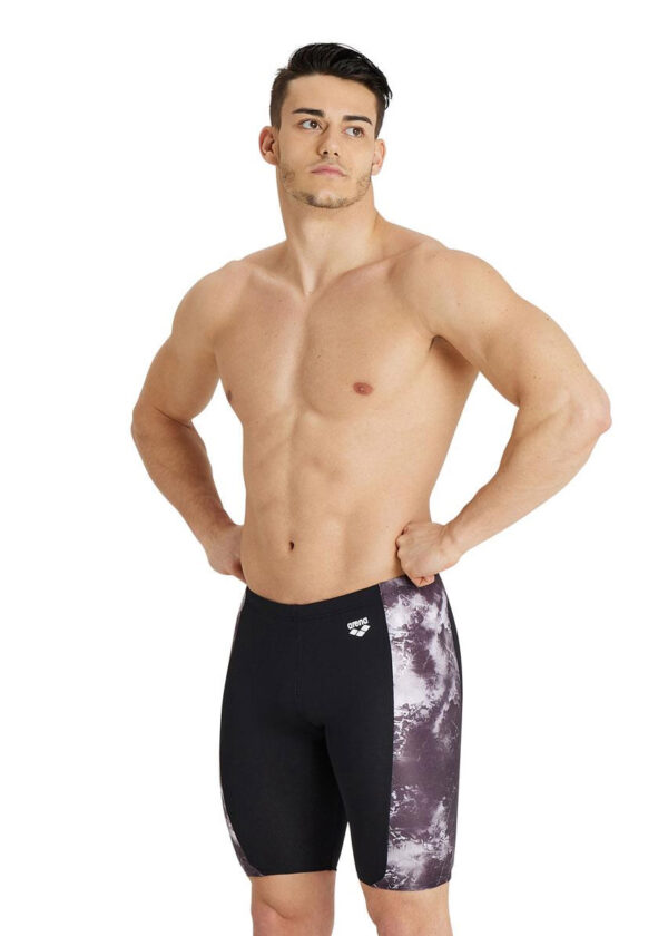 Arena Allover Jammer - Black/ Black Multi