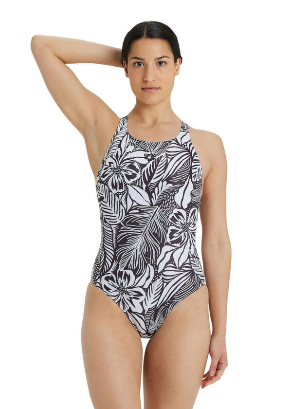 Arena Allover Pro Back Swimsuit - Black/ Multi